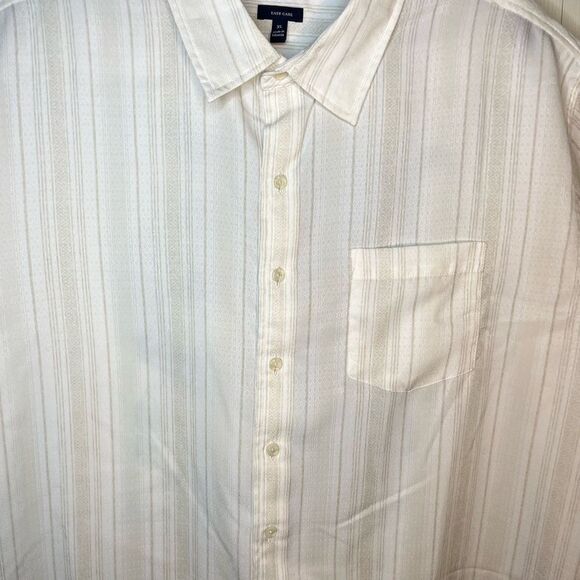 Croft & Barrow Easy Care short sleeve button down Mens Tropical Hawaiian parrot - Picture 5 of 7